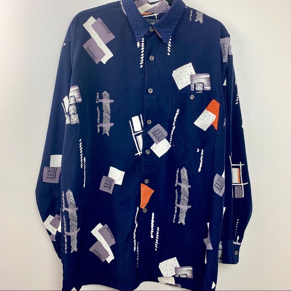 Trust Couture Collection Other - TRUST COUTURE COLLECTION Button Front Navy Shirt L